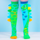 MEIAS DE DINOSSAURO GREEN ROAR