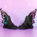 SAPATOS DE FADA COM GLITTER PRETO
