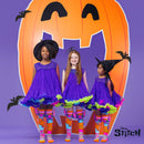 MEIAS DE HALLOWEEN NEON DO STITCH