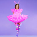 VESTIDO ROSA DO PAÍS DAS FADAS