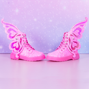 SAPATINHOS DE FADA COM GLITTER ROSA